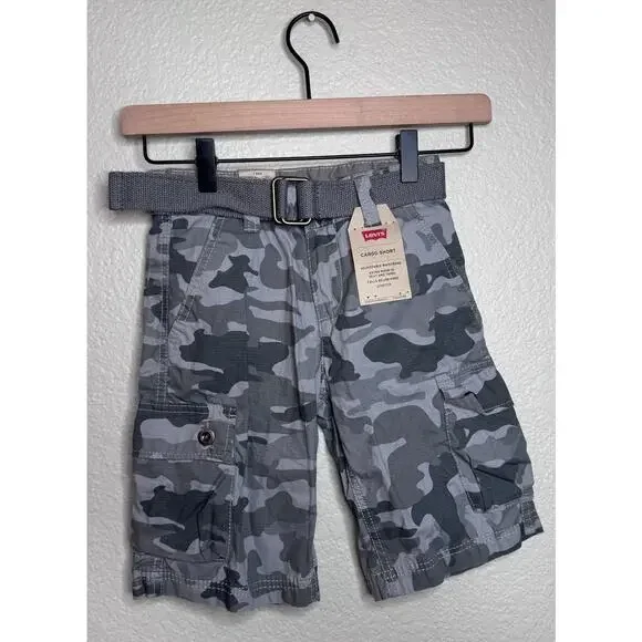 NWT Boys Levis- Printed Westwood Cargo Shorts Size 7 - Picture 3 of 7